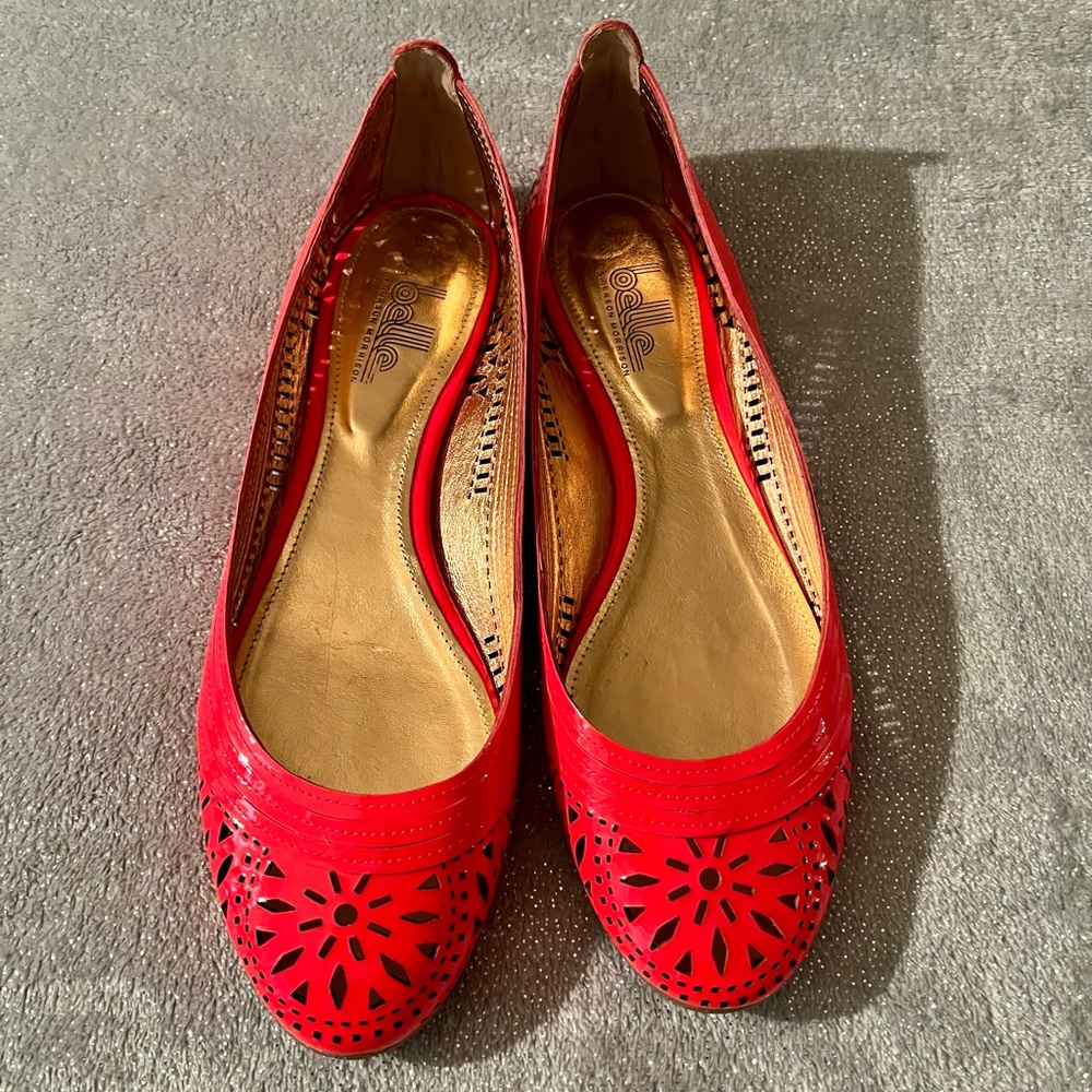 Sigerson Morrison Belle Coral Flats SZ 8